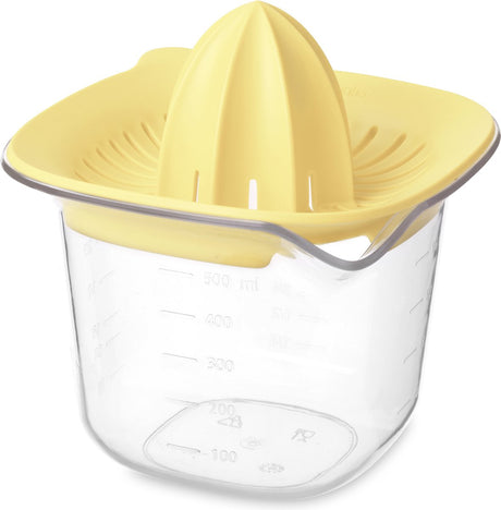 Brabantia tasty+ citruspresse - med målebæger - 0,5 l - vaniljegul