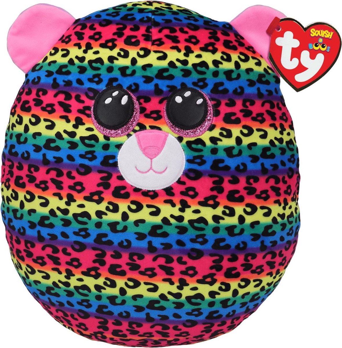 Ty squish en boo nuttet pude leopard prik 23 cm