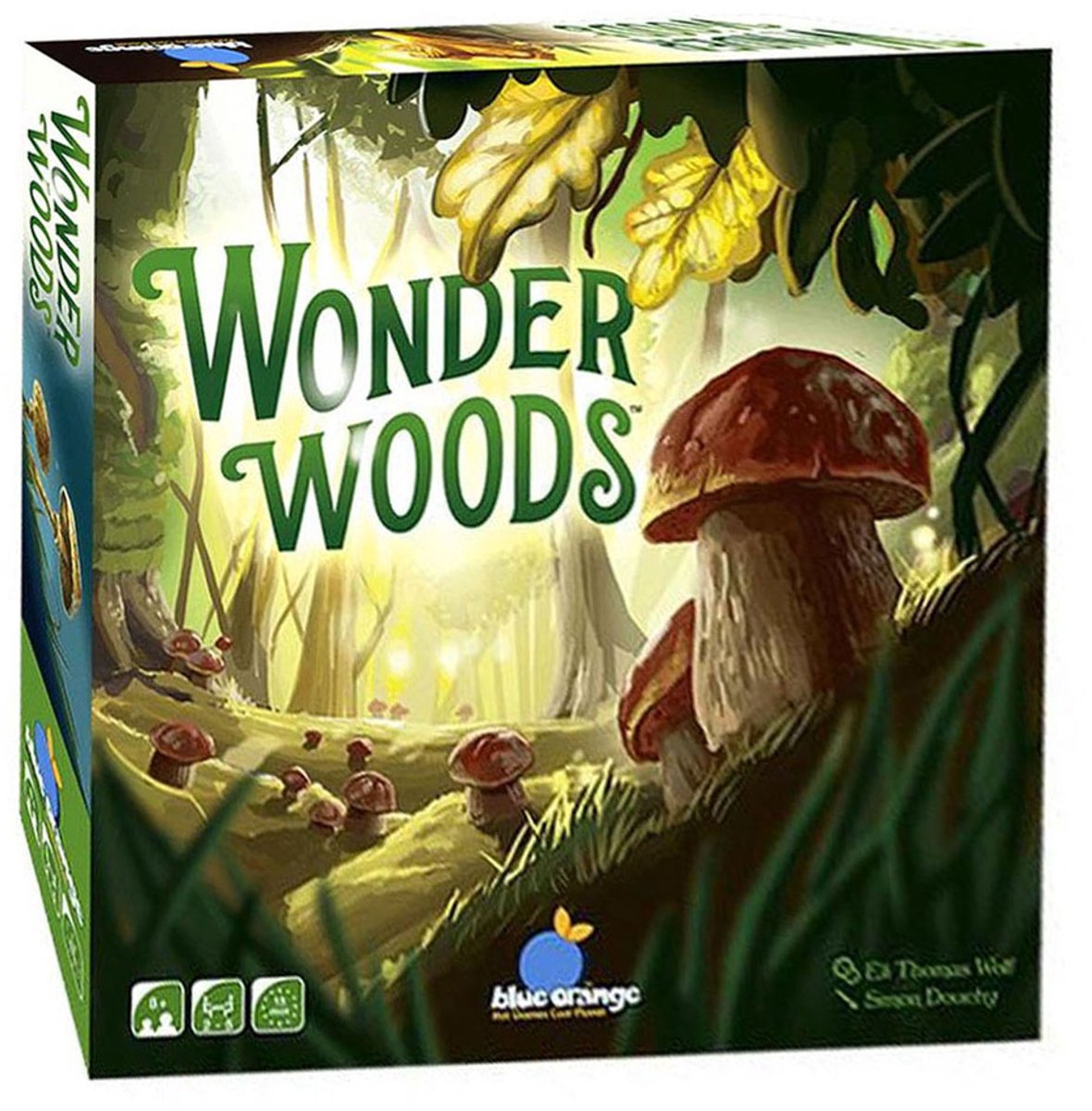 Geronimo spil blå orange brætspil wonder woods