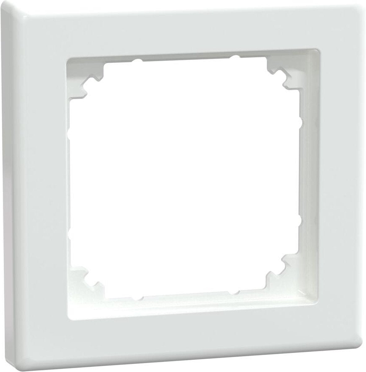 Schneider electric dækramme - m-smart - 1-fold - aktiv hvid