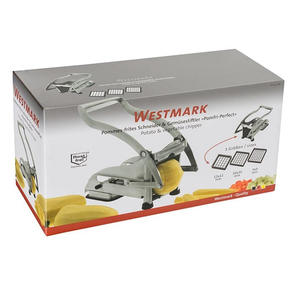 Westmark pomfri perfekt friteskærer - rustfrit stål - 24,8x9,5x12,8 cm