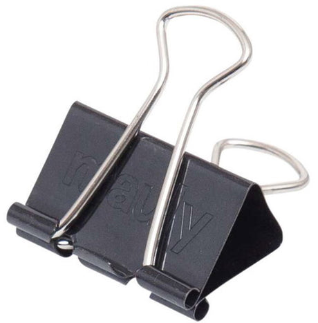 Maul foldback klemmer y® metal metal 12 stk 32 mm sort