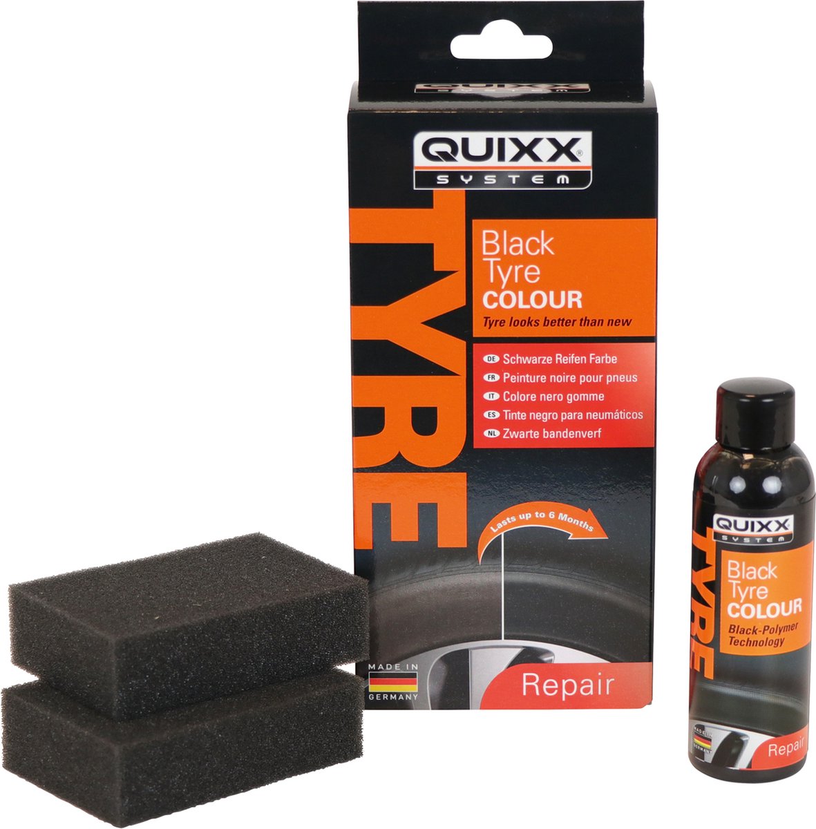Quixx sort dæk farve dæk sort 75ml