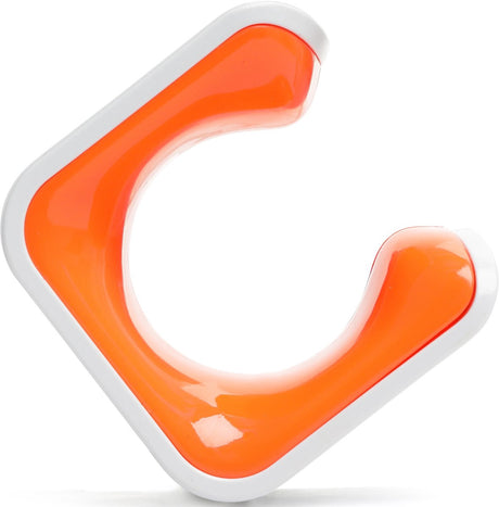 Clug mtb cykelclips til væggen - hvid orange