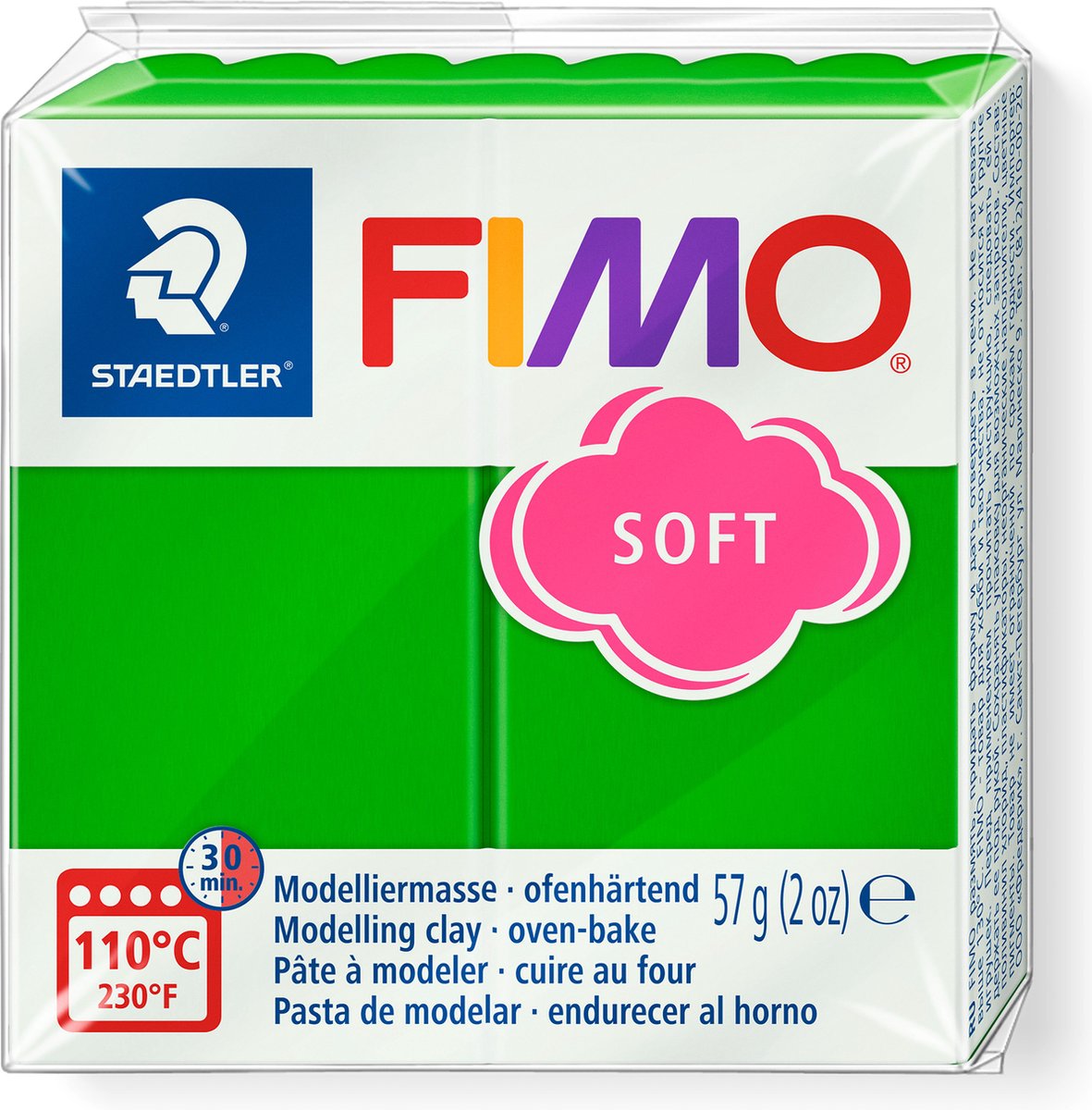 Fimo blød modellering ler 57 g tropisk grøn