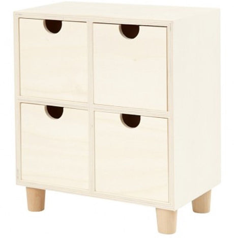 Creativ firma kommode, h: 23 cm, d: 11,5 cm, b: 20 cm, 1 stk.