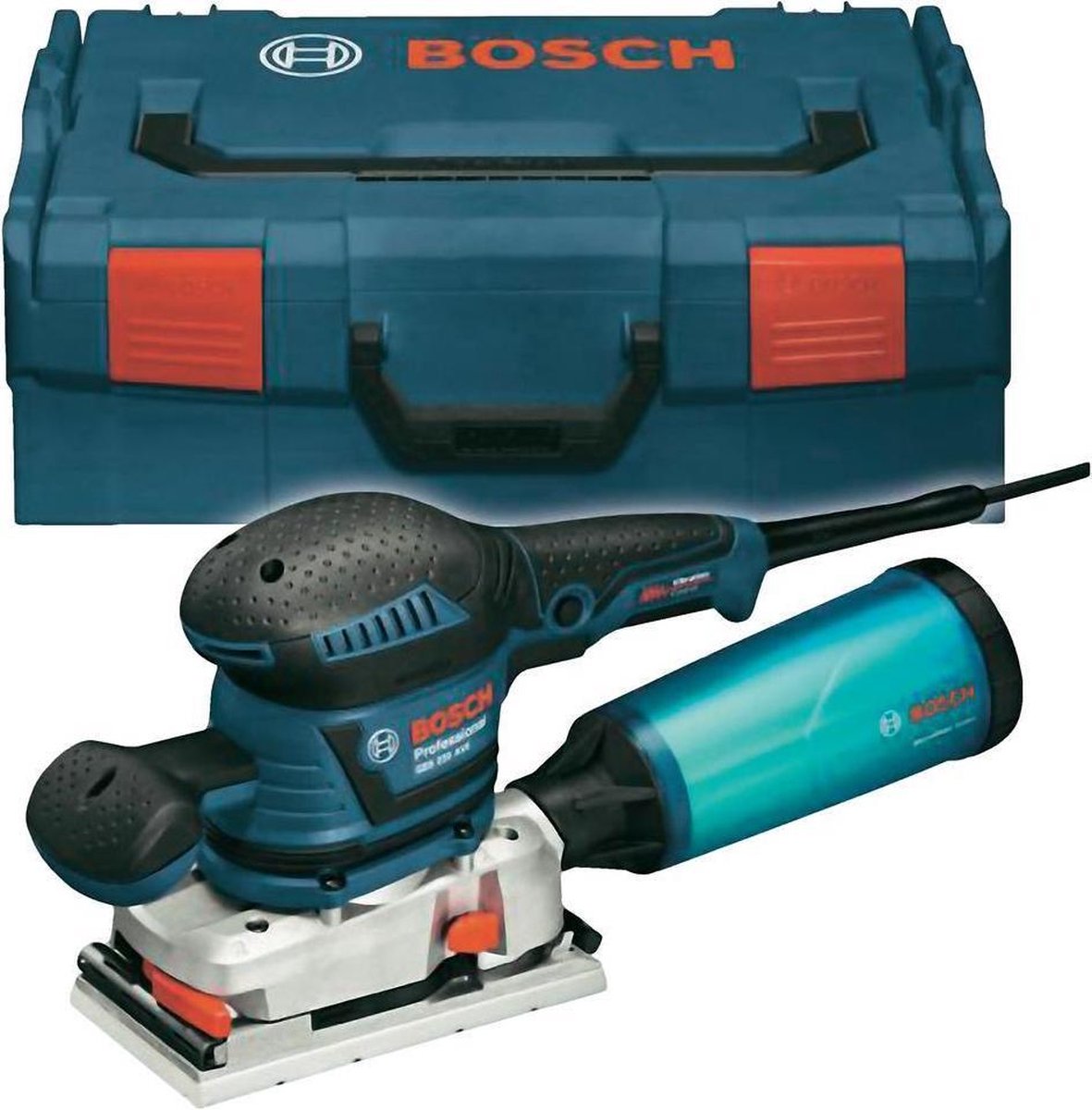 Bosch orbitalsliber GSS 230 Ave (håndtag, mikrofilterboks)
