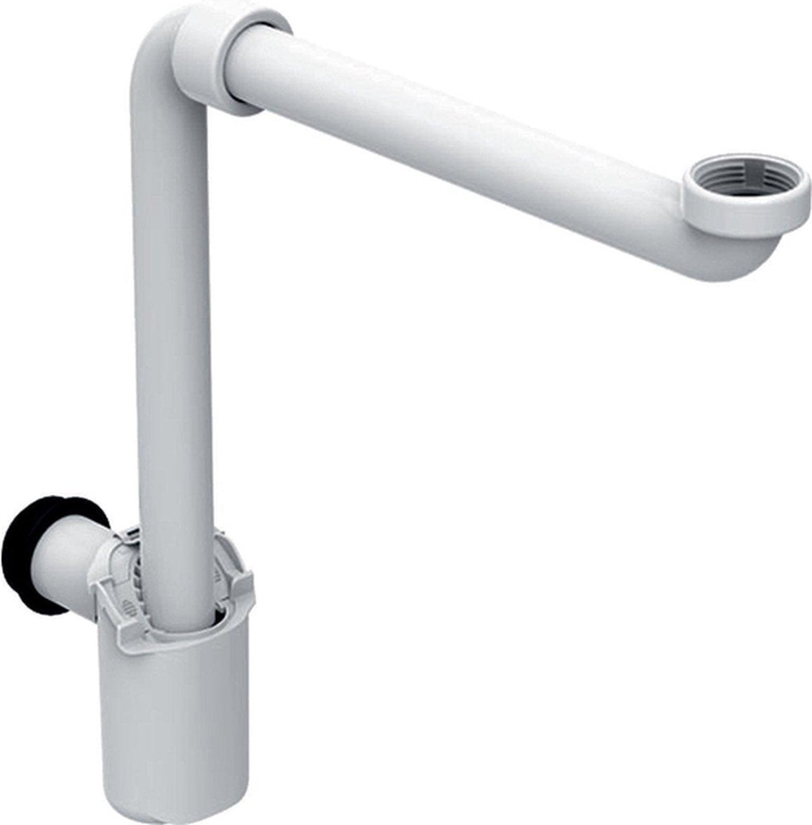 Geberit pladsbesparende sifon 32 mm. 1 1 4 hvid