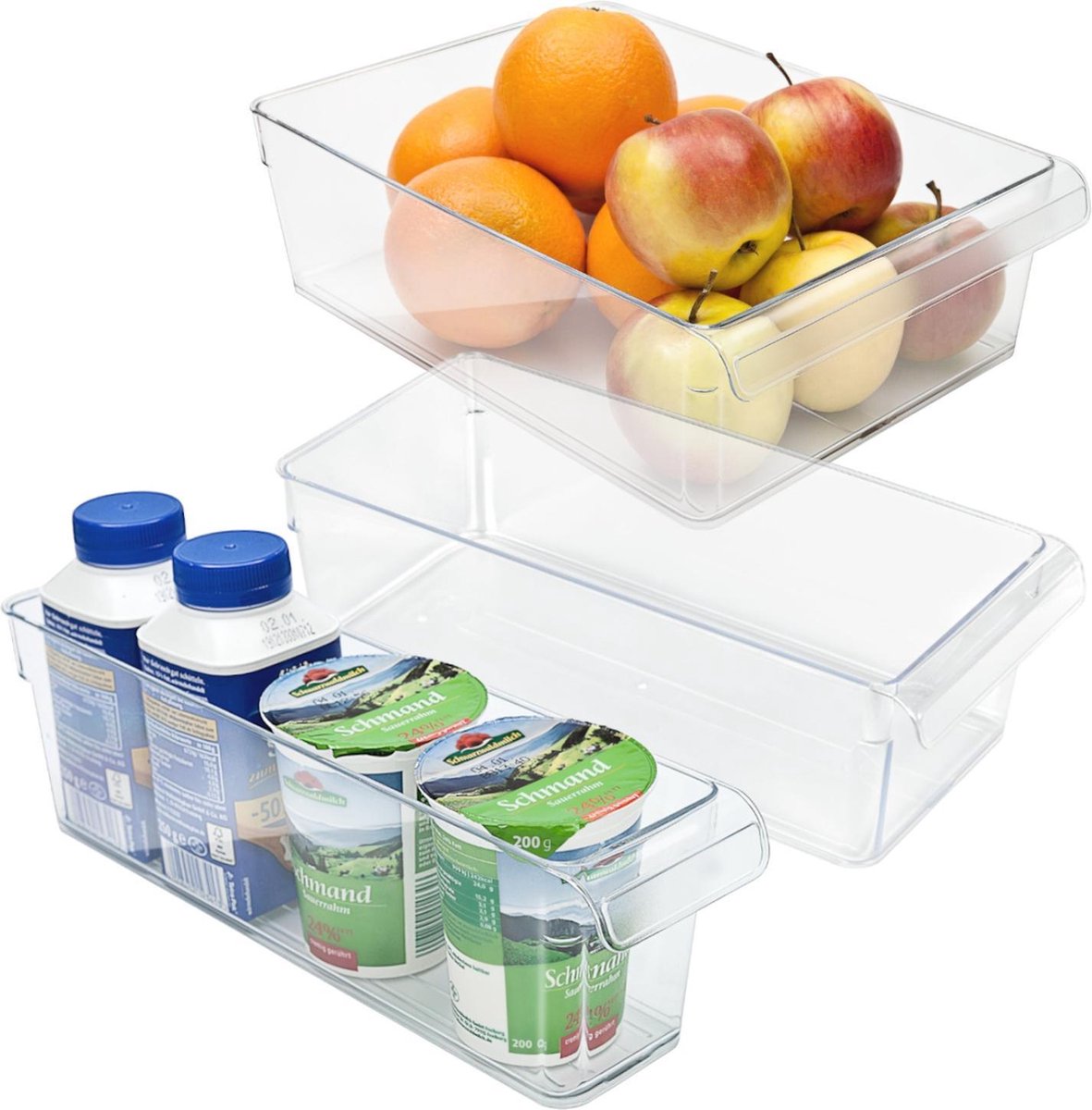 Rotho køleskab organisator hems 5 liter transparent - køkken opbevaring.