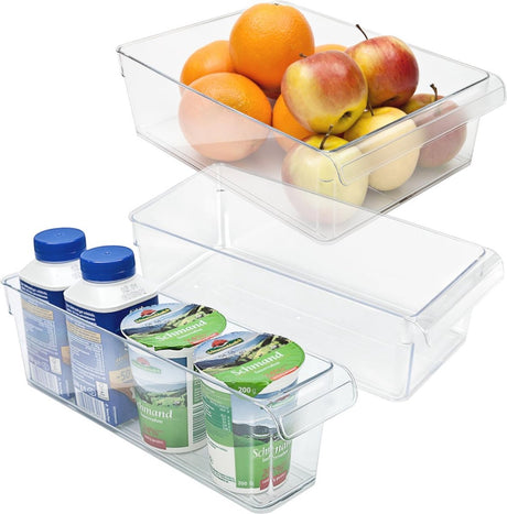 Rotho køleskab organisator hems 5 liter transparent - køkken opbevaring.
