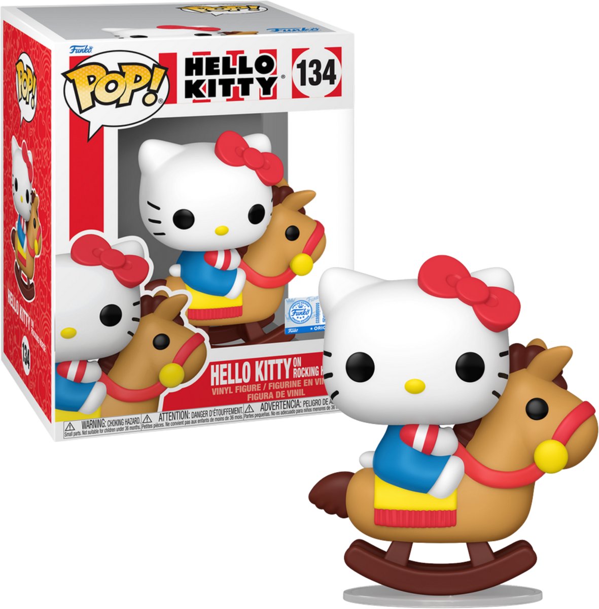 Funko pop! hello kitty 134 eksklusiv hello kitty på gyngehest