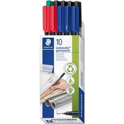 Permanent markør staedtler 318 b10 fint farveområde