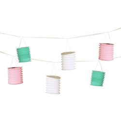 Garland papstar lanterne pastel360 cm flerfarvet