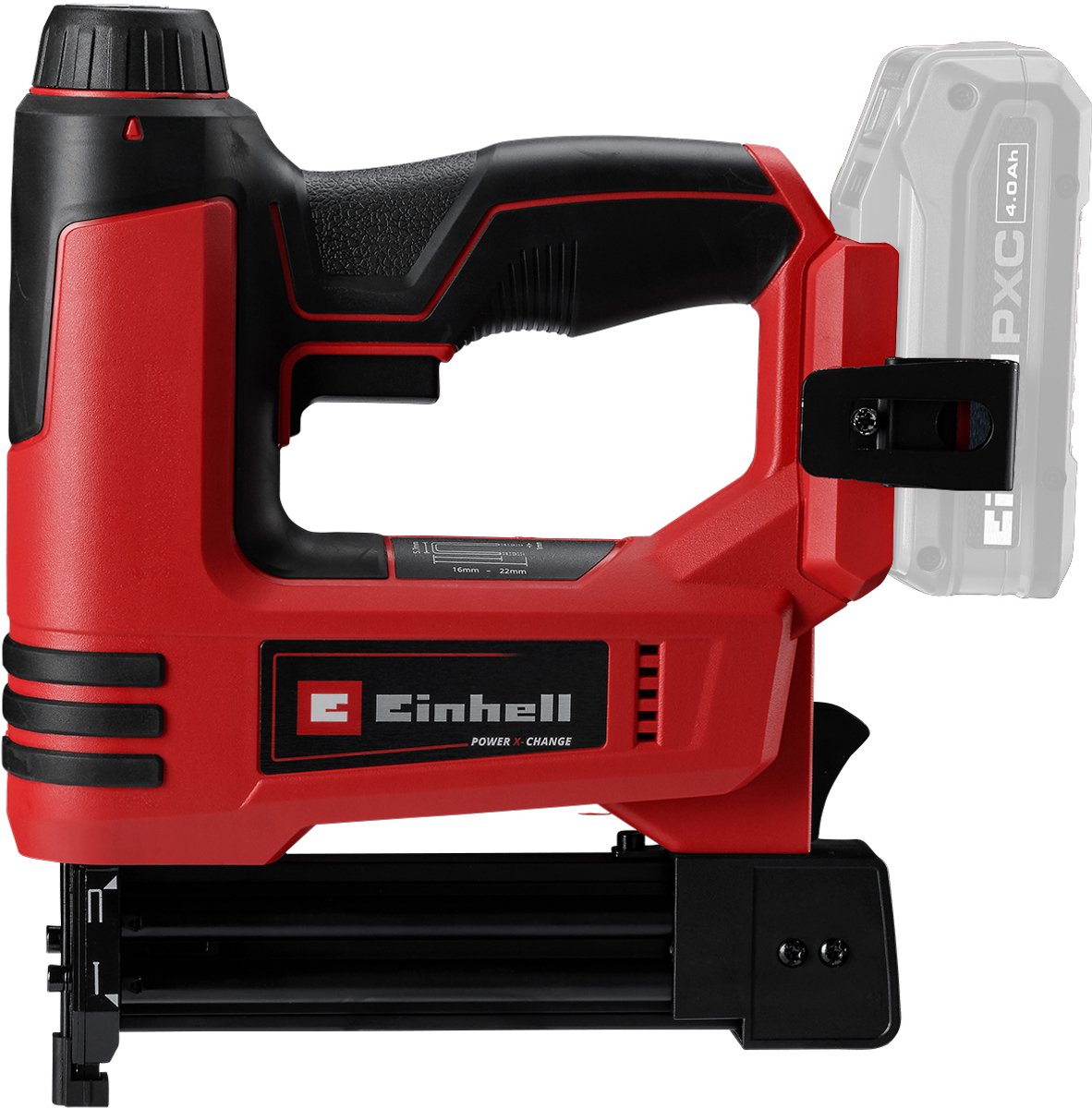 Einhell batteri sømpistol te-cn 18 li solo - power x-change - 18 v li-ion - max. 20 skud i minuttet - inkl. 300 søm - inkl. 300 hæfteklammer - ekskl. batteri og oplader