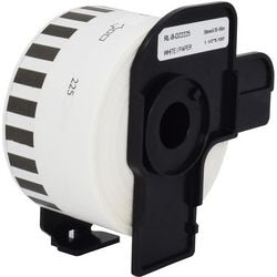 Etiketrulle rl-b-d22225t 30480mm hvid, sort