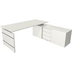 Hjørne skrivebord Kerkmann 11446010 hjørne skrivebord hvid