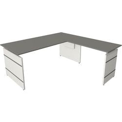 Kerkmann skrivebord 11465512 grafit hjørne skrivebord