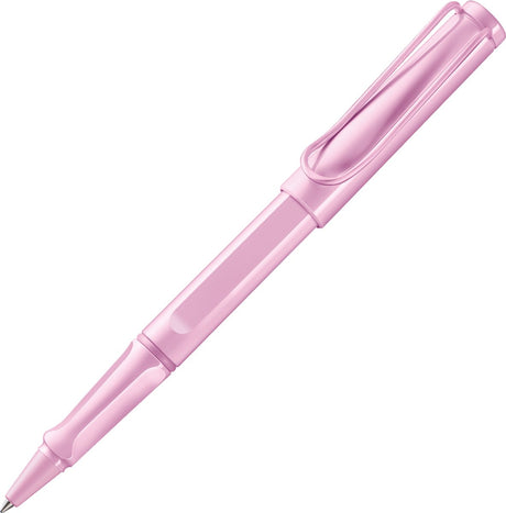 Lamy safari light rose rullepen - tidløs klassisk pen med ergonomisk greb, linjebredde m - krop af robust ASA-plast, med rullekugle refill m 63 i sort