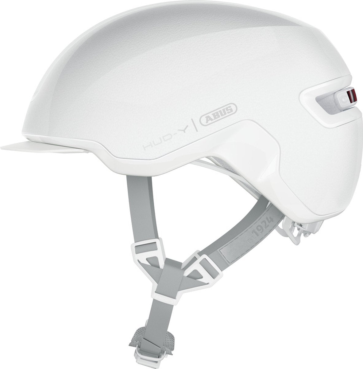 Abus cykelhjelm hud-y puristic m - 54-58 cm - - velegnet til brug på elcykler - bycykler - 300 g
