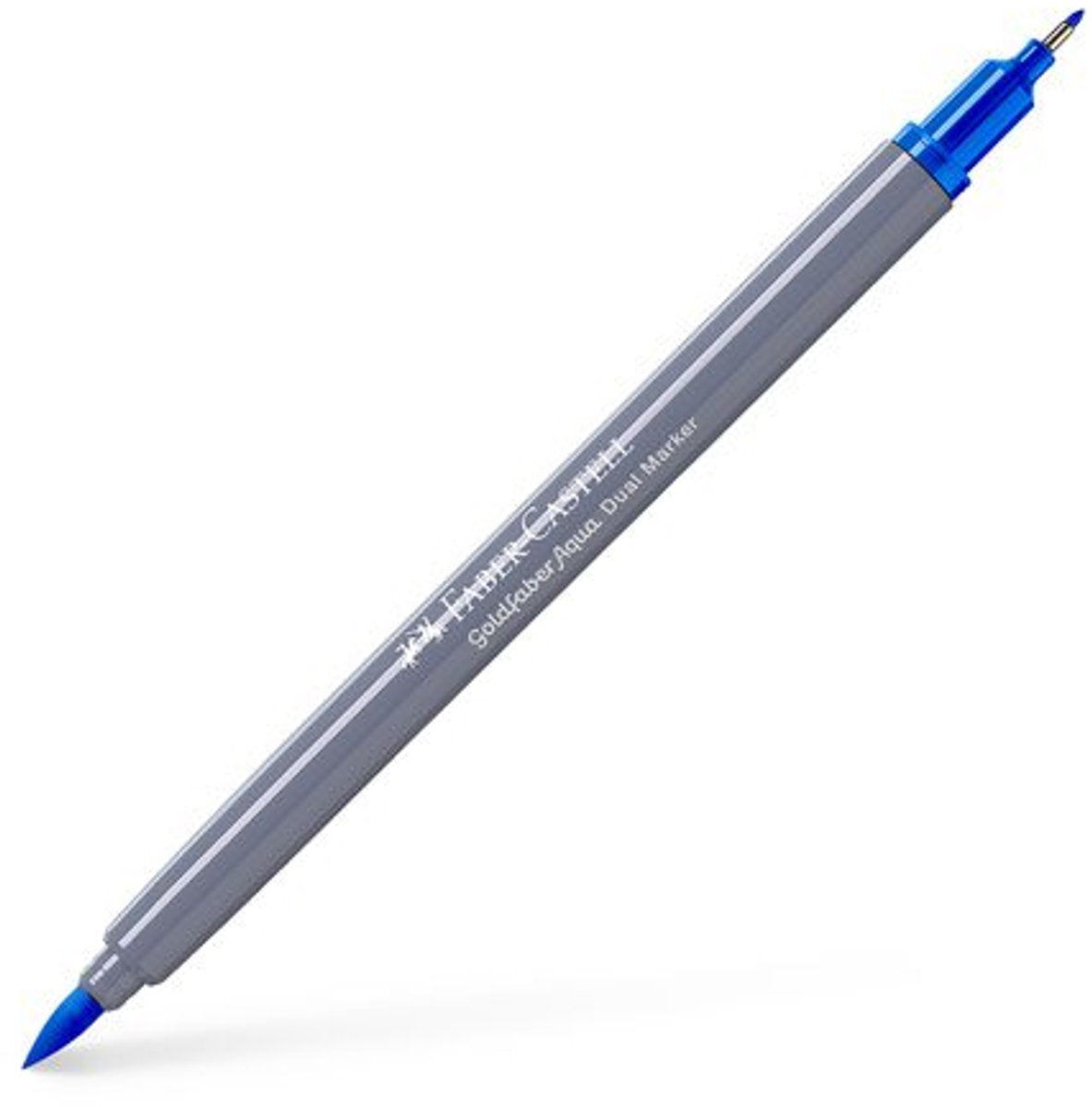 Faber-castell - duo akvarel tusch goldfaber - phthalo blue 110 - pensel 0,4 mm - fc-164610