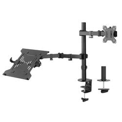 Monitorstativ act ac8305 aluminium, plast, sort stål