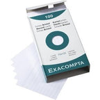 Indekskort exacompta 13801x hvidt papir