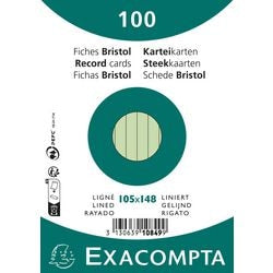 Indekskort exacompta 10849se grønt papir