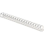 Pakke 100 bindekamme hvid 5347405 fellowes plastic a4 19mm