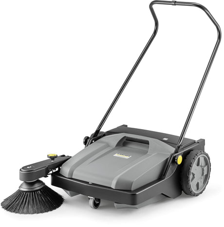 Kärcher km 70 15 professional veegmachine - werkbreedte met 1 zijbezem 70 cm - prestaties 2800 m² u - duwbeugel inklapbaar
