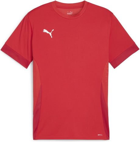 Puma teamgoal matchday trøje herre sportstrøje - rød-hvid-hurtig rød