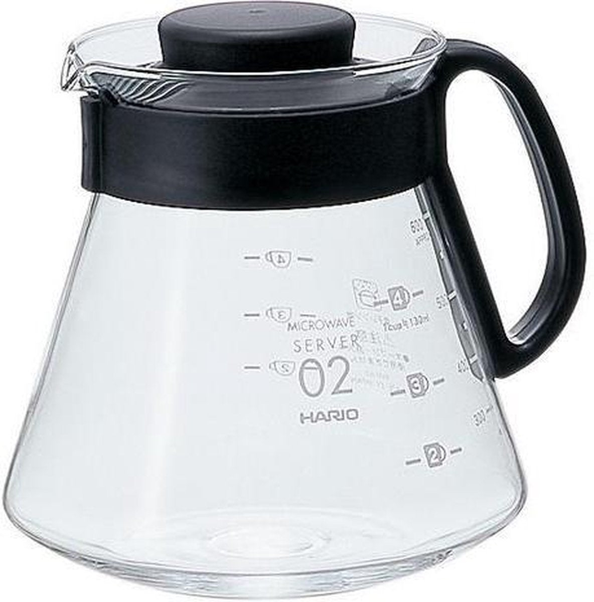 Hario v60 range server størrelse 02 600 ml