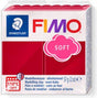 Fimo blød modellering ler 57 g kirsebærrød