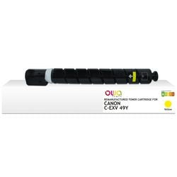 Blækpatron owa c-exv 49 y gul 19000p