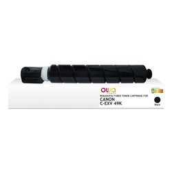 Blækpatron owa c-exv 49 k kompatibel sort