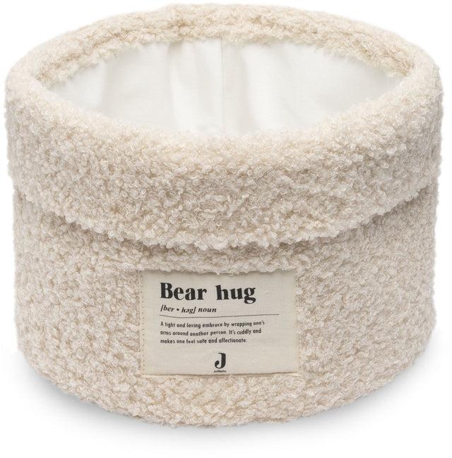 Jollein - commodemandje 14x18cm - commode mandje - boucle - naturel