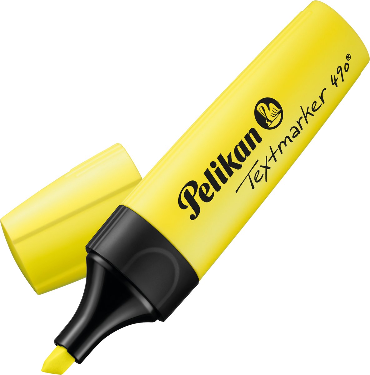Pelikan tekstmarkør 490 - gul - 1 stk