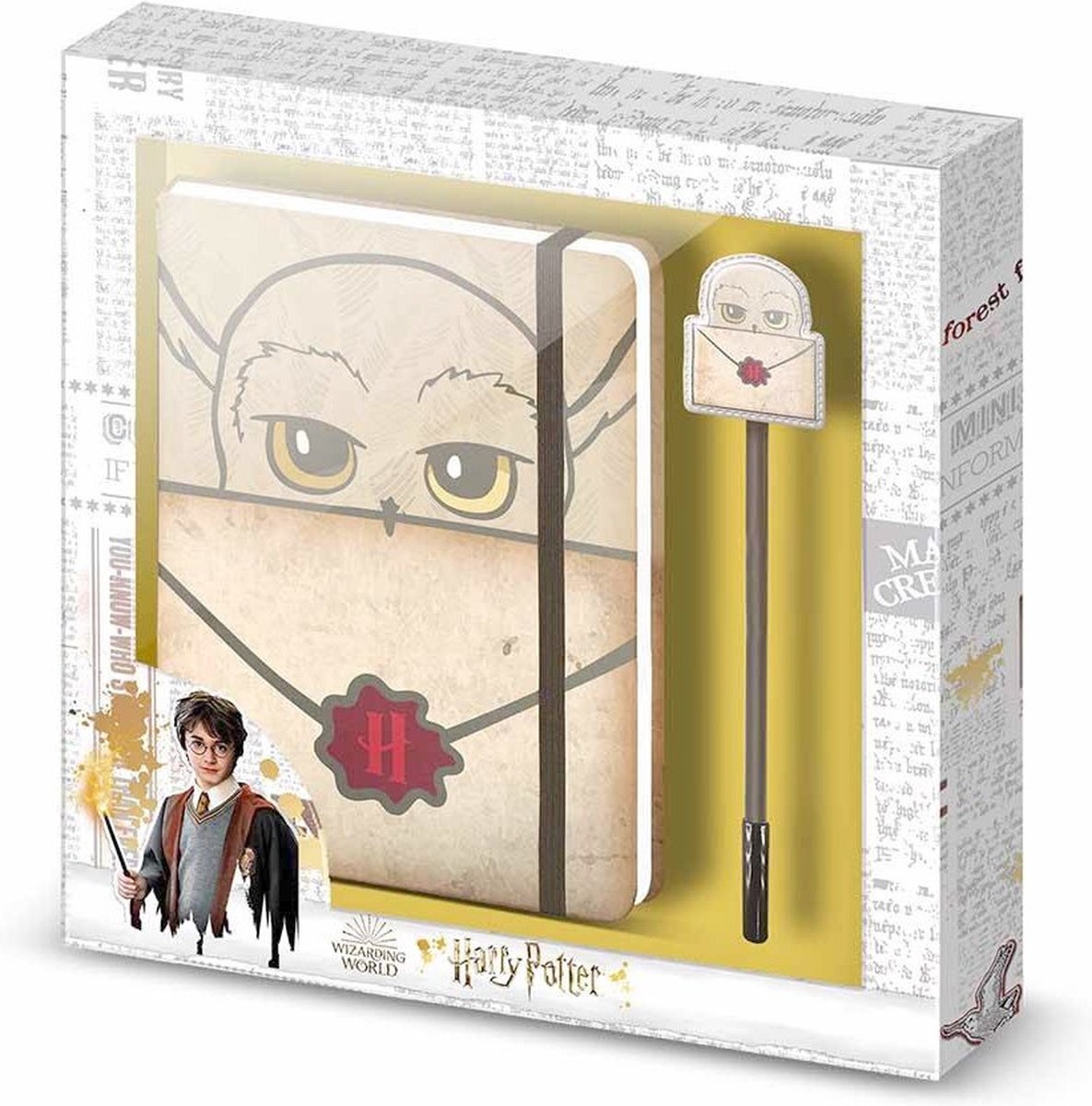 Merchandise harry potter notesbog brevcreme