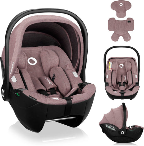 Lionelo moxie i-size - autostol bæresele fra fødslen - 40-87 cm - bagudvendt (rwf) - bambusstof - dri-sæde - letvægts 4,3 kg - isofix-kompatibel - memoryskum - magnetiske bælter - solsejl - justerbar nakkestøtte