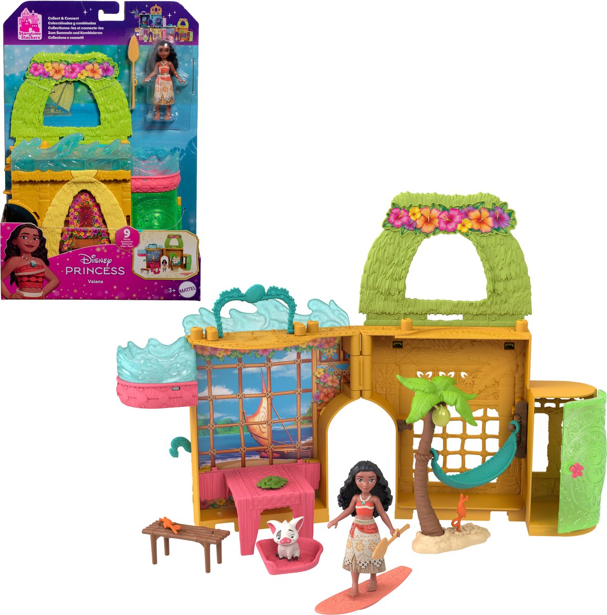 Mattel disney prinsesse story stackers vaiana legesæt