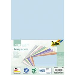 Håndværkspapir folia pastel a4 130 g m² farvesortiment 100 ark