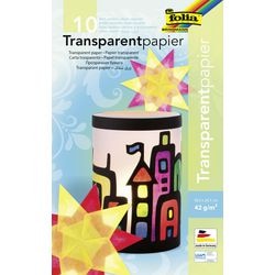 Kalkerpapir folia 18,5 x 29,7 cm 42 g m² farvesortiment 10 ark