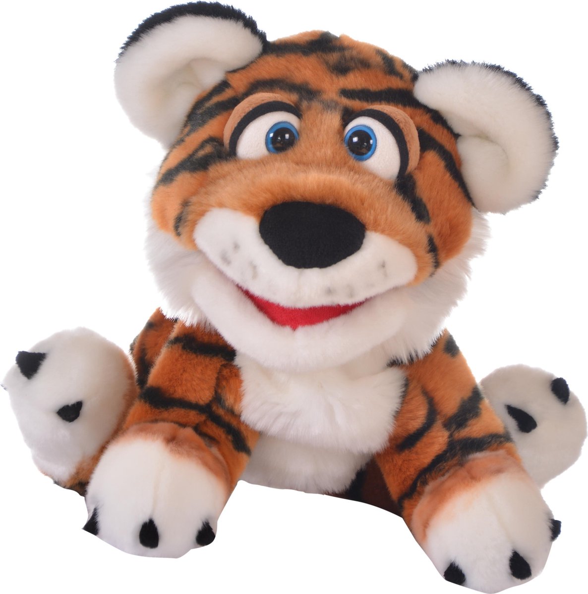 Levende dukker hånddukke paco the tiger 35cm