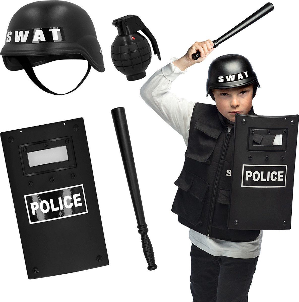 Boland børnesæt SWAT politi