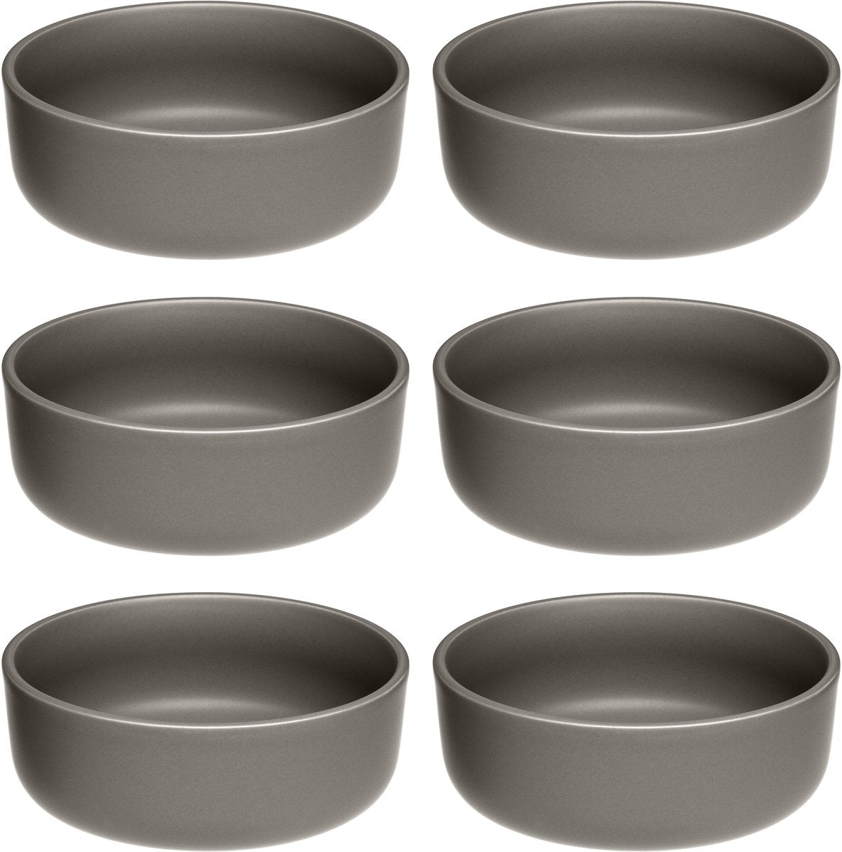 Leonardo roma skål 16 cm taupe - sæt 6