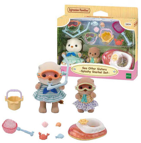 Sylvanian families 5804 havodder søstre - sprøjtende snorkelsæt