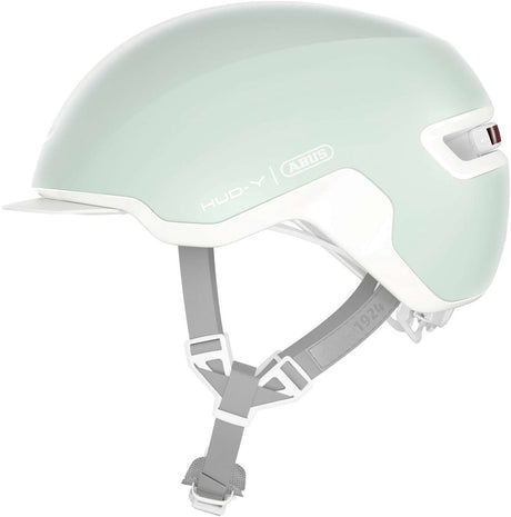 Abus cykelhjelm hud-y pure mint s - 51-55 cm - lysegrøn - velegnet til brug på elcykler - bycykler - 280 g