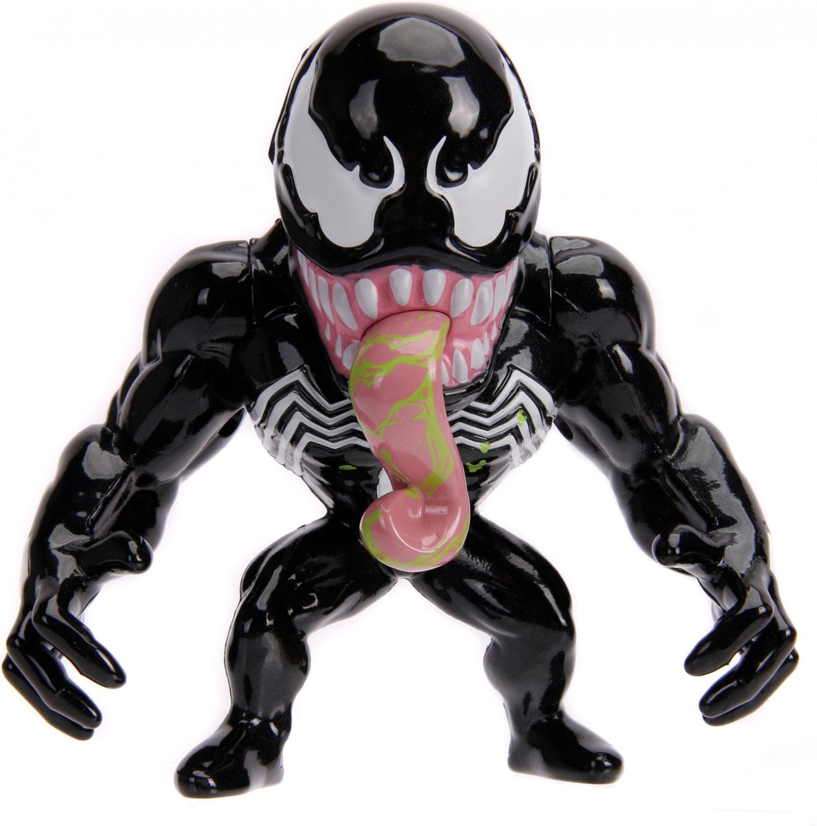 Marvel Jada spillefigur Venom 10 cm trykstøbt sort og hvid