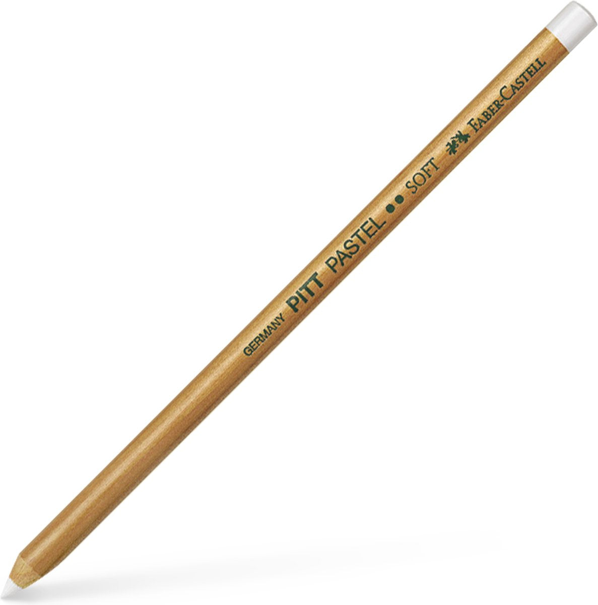 Faber-castell pastel pencil pitt - 201 blød hvid blød - fc-112111