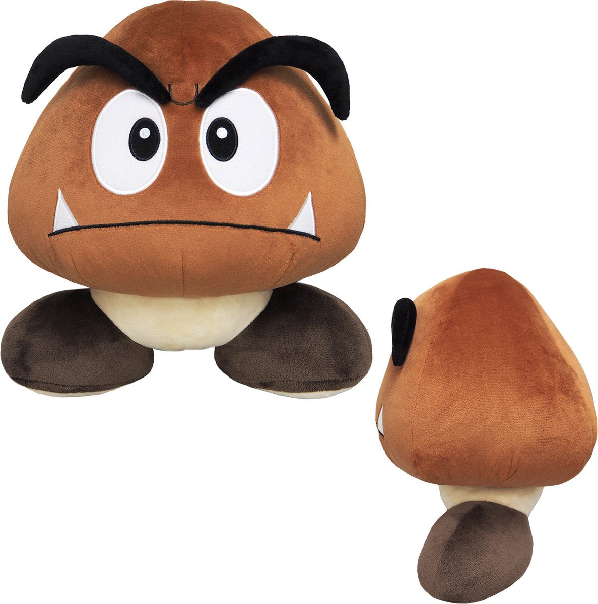 Sammen super mario - goomba - plys 30cm