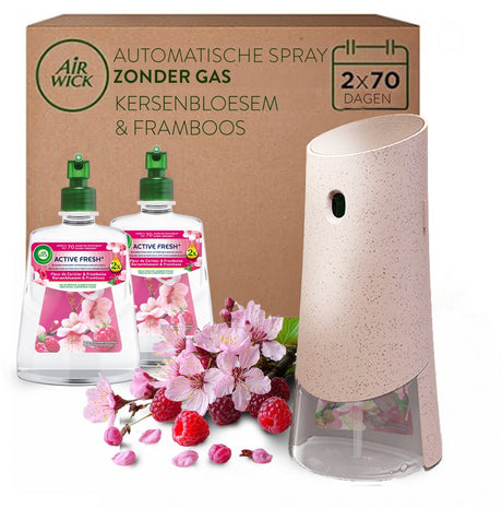 Luftvæge - aktiv friskluftfrisker startsæt cherry blossom + 2 refills